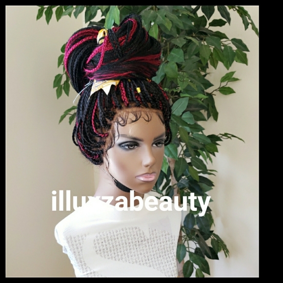 360 handmade braiding wig